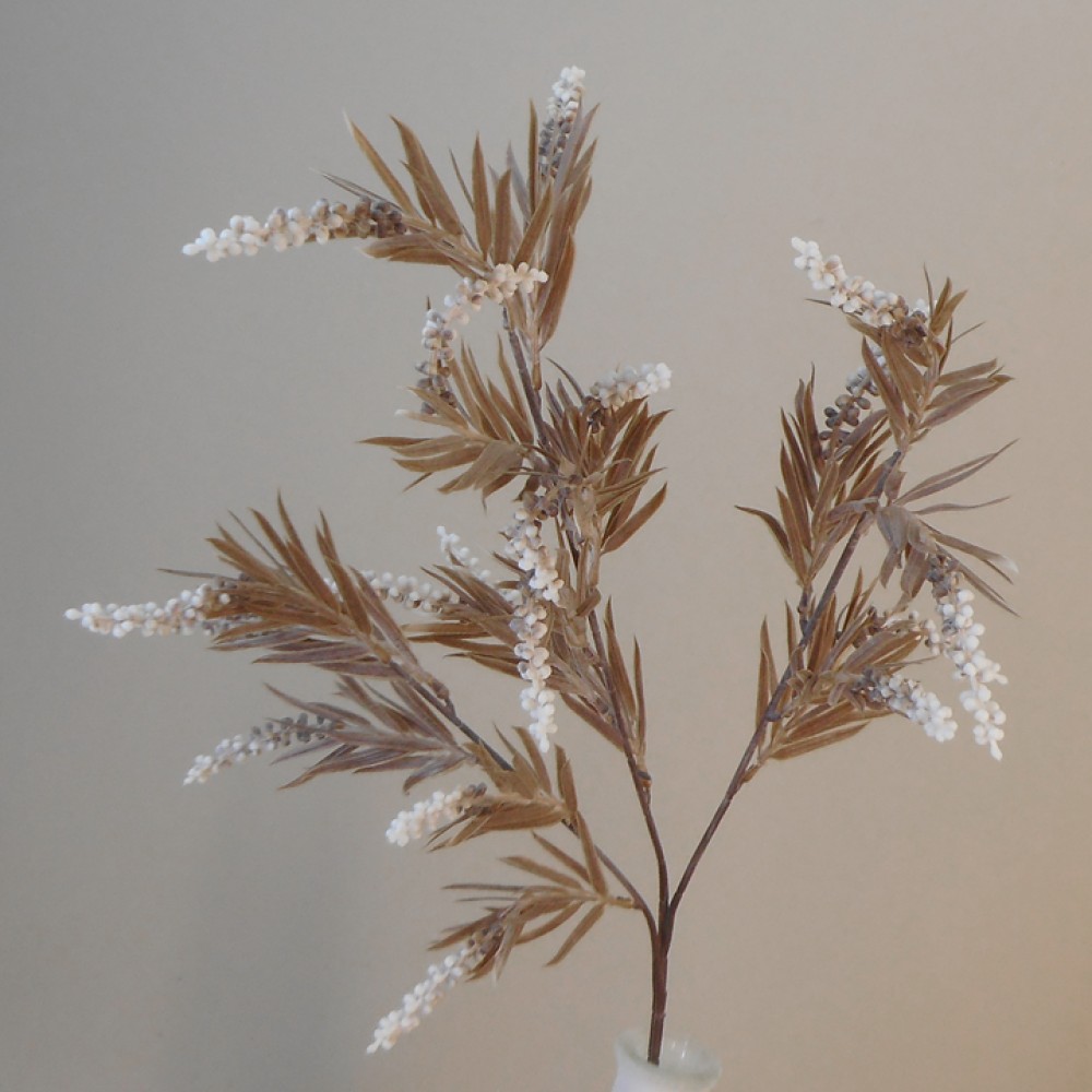 Artificial Veronica Taupe And Ivory 77cm Artificial Flowers artificial-veronica-taupe-and-ivory-77cm-artificial-flowers